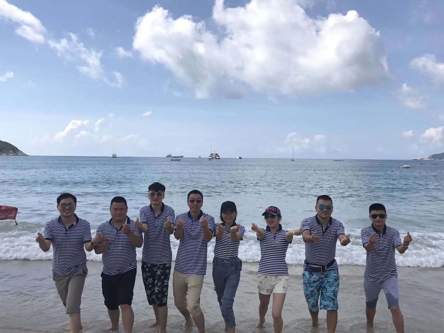 公司组织海南游活动