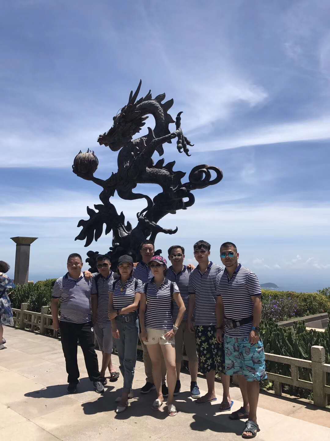 公司组织海南游活动