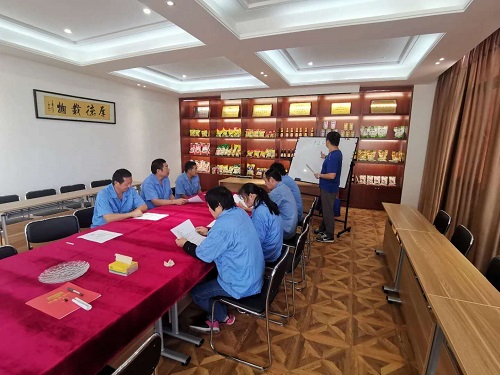 公司组织质量和产品知识培训！